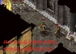 井中月装备在哪些地图或怪物身上掉落概率较高? 井中月装备在哪些地图或怪物身上掉落概率较高?