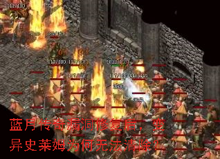 蓝月传奇漏洞修复后,变异史莱姆为何无法清除? 蓝月传奇漏洞修复后,变异史莱姆为何无法清除?