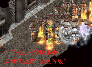 1.76公益传奇版本中如何快速提升角色等级? 1.76公益传奇版本中如何快速提升角色等级?