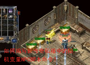 如何编写新传奇私服中的随机变量NPC脚本命令? 如何编写新传奇私服中的随机变量NPC脚本命令?