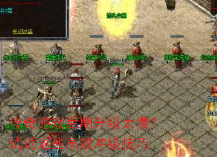 传奇游戏后期升级太慢?试试这些高效冲级技巧 传奇游戏后期升级太慢?试试这些高效冲级技巧