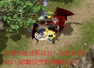 如何快速提升战力?怎样秒杀BOSS?称霸沙巴克有何秘诀? 如何快速提升战力?怎样秒杀BOSS?称霸沙巴克有何秘诀?