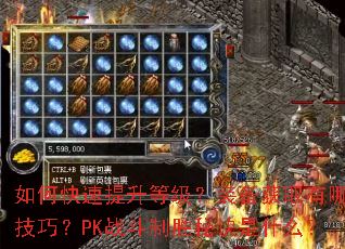 ��ο��������ȼ���װ����ȡ����Щ���ɣ�PKս����ʤ�ؾ���ʲô��