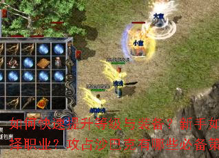 ��ο��������ȼ���װ�����������ѡ��ְҵ����ռɳ�Ϳ�����Щ�ر����ԣ�