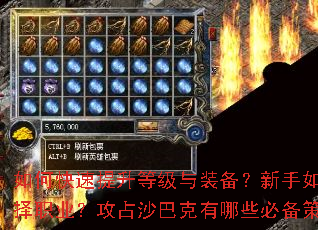 ��ο��������ȼ���װ�����������ѡ��ְҵ����ռɳ�Ϳ�����Щ�ر����ԣ�