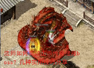 ��ʦ��θ�Ч��ɱ�����ѷ�boss������ʵ�ü��ɷ���