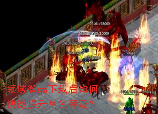 领域微端下载后如何快速提升角色等级? 领域微端下载后如何快速提升角色等级?