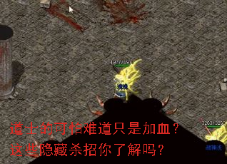 道士的可怕难道只是加血?这些隐藏杀招你了解吗? 道士的可怕难道只是加血?这些隐藏杀招你了解吗?