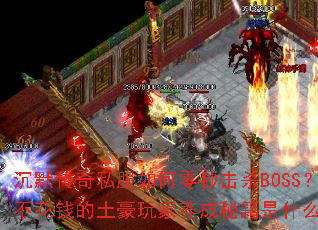 ��Ĭ����˽����������ɱBOSS������Ǯ��������������ؼ���ʲô��