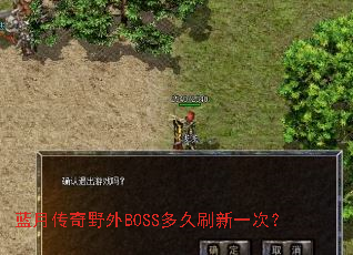 ���´���Ұ��BOSS���ˢ��һ�Σ�