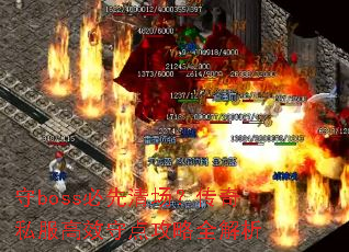 ��boss�����峡������˽����Ч�ص㹥��ȫ����