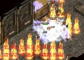 低等级玩家如何参与行会攻沙?快速入门攻略指南 低等级玩家如何参与行会攻沙?快速入门攻略指南