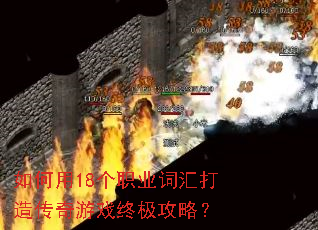 如何用18个职业词汇打造传奇游戏终极攻略? 如何用18个职业词汇打造传奇游戏终极攻略?