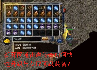 新开网通雷霆传奇如何快速升级与获取顶级装备? 新开网通雷霆传奇如何快速升级与获取顶级装备?