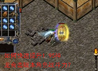 如何快速提升1.95神龙合击版本角色战斗力? 如何快速提升1.95神龙合击版本角色战斗力?